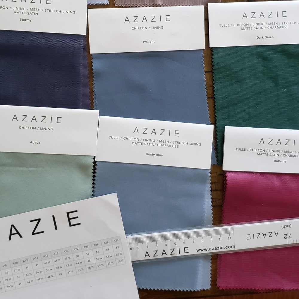 Azazie Swatches